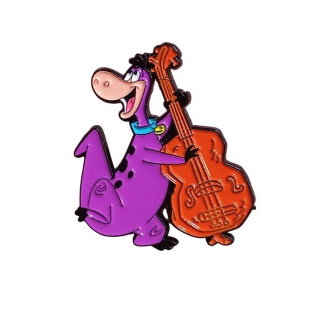 Hanna Barbera The Flintstones Dino The Dinosaur Playing The Cello Enamel Pin